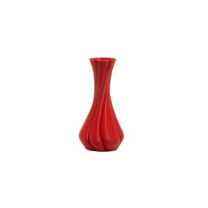Large 8-Inch Tall Modern Spiral Vase – 3D Printed PLA Plastic – Modern Waterproof Flower Vase for Centerpieces & Home Decor