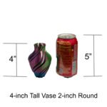 4-inch tall / 2-inch diameter