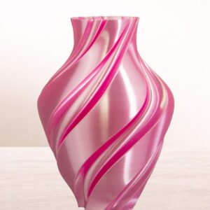 Groove Wedding Centerpiece Vases – 6 Pack – Choose Size & Color – Sculptural Table Decor for Receptions & Events