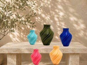 Groove Spiral Vase