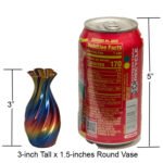 4-inches Tall 2-inches wide