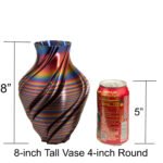 8-inches Tall 4-inches wide