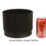 6-inch tall / 3-inch diameter