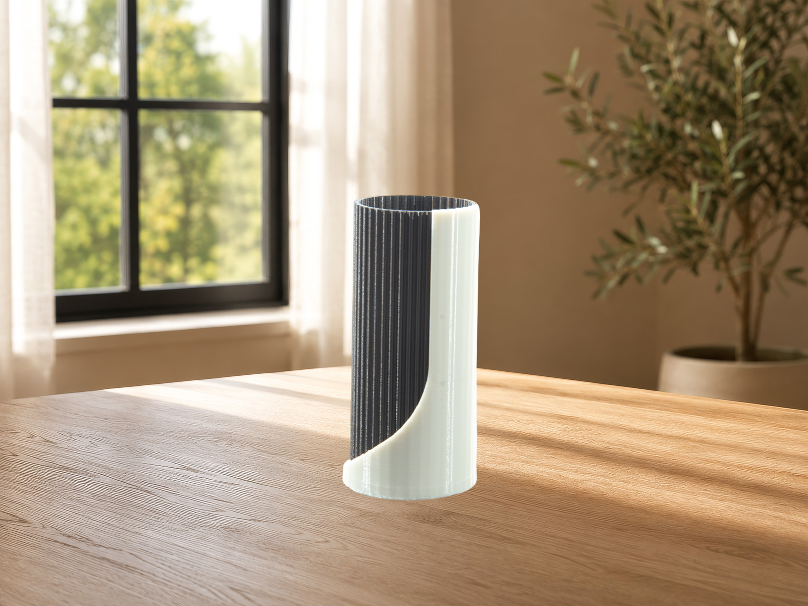 Black Nest Sleeve Vase
