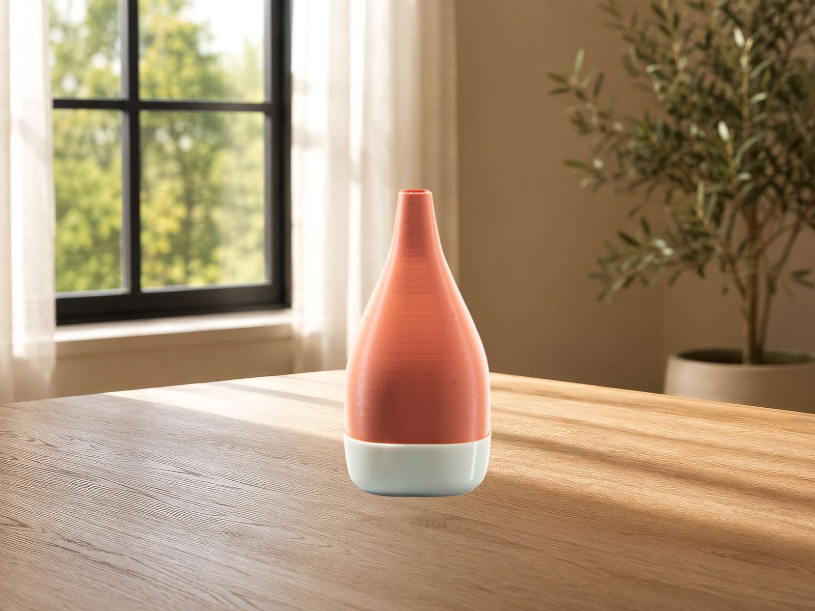 Terracotta Nest Teardrop Vase