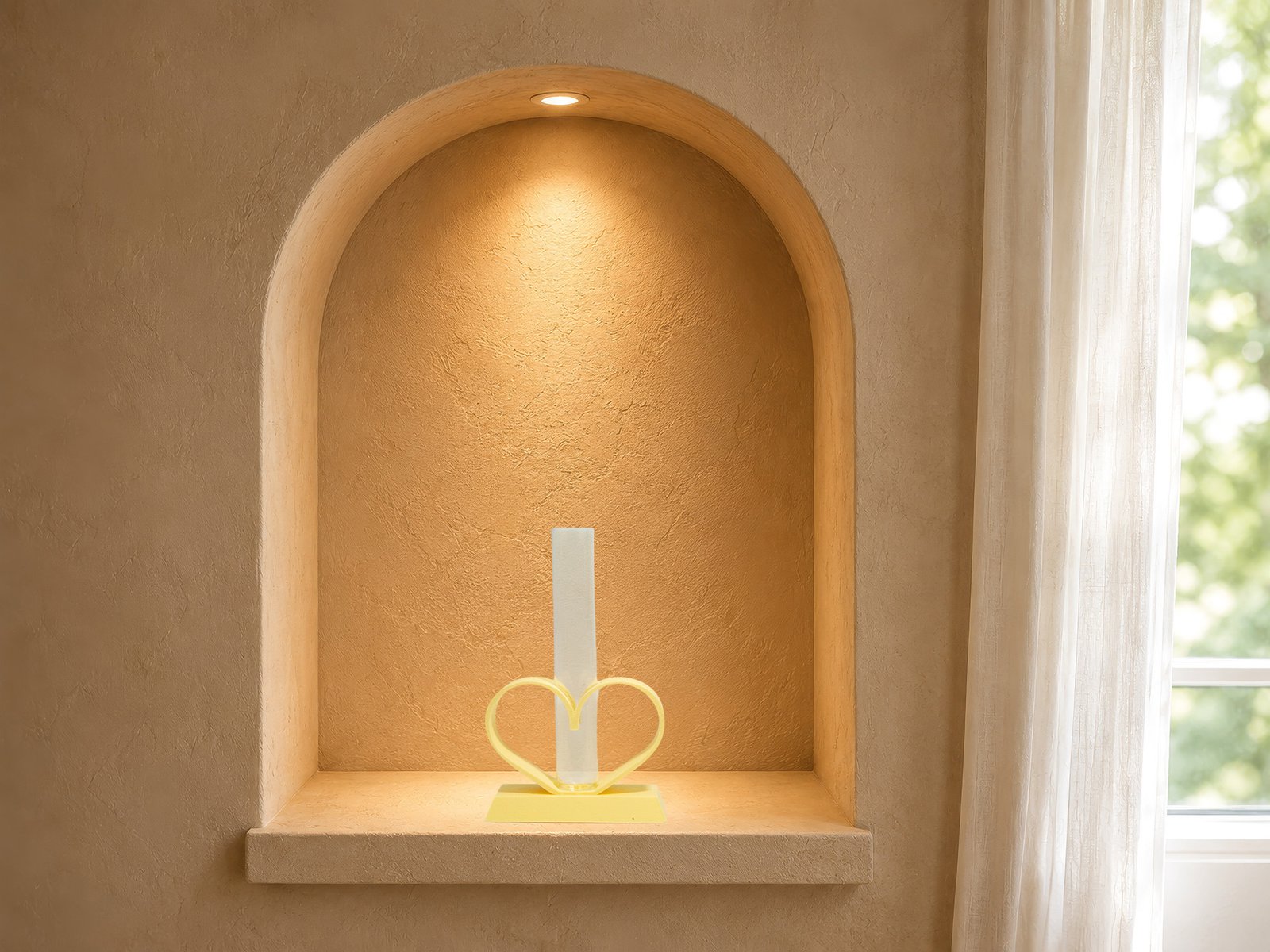 Banana Open Heart Vase