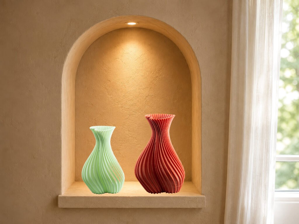 Twisted Heart vase collection