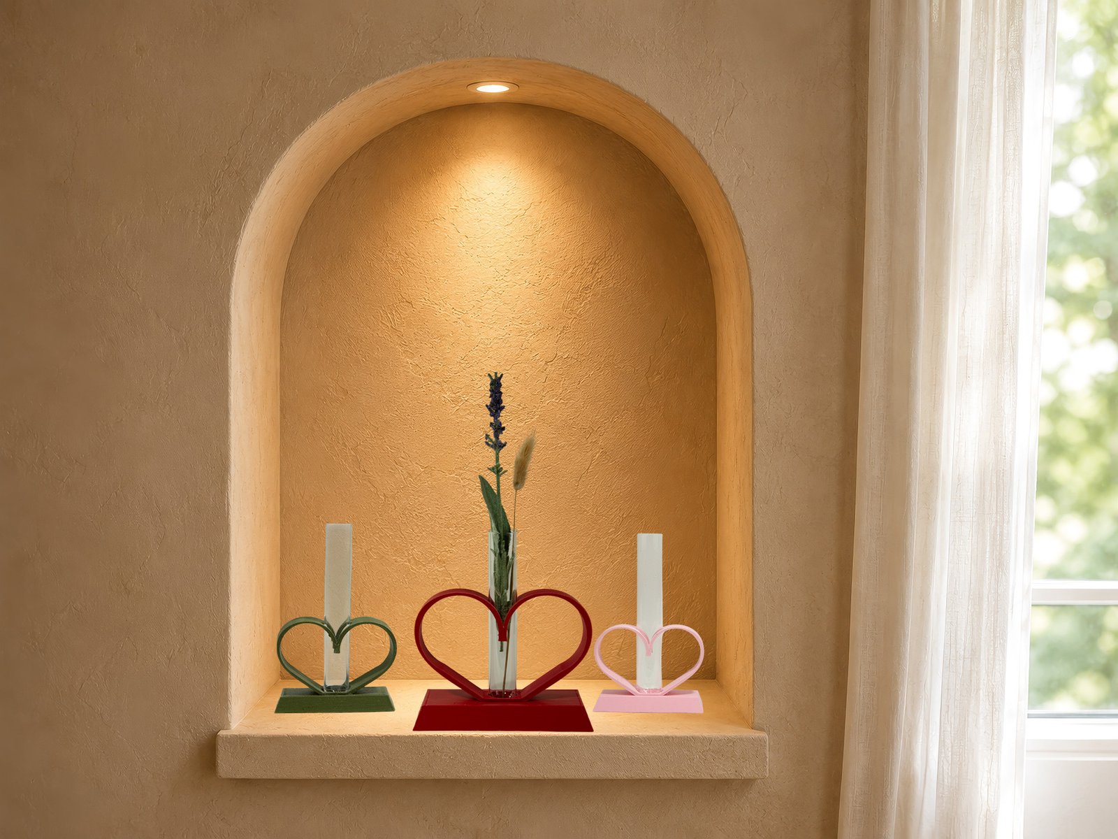 Open Heart vase collection