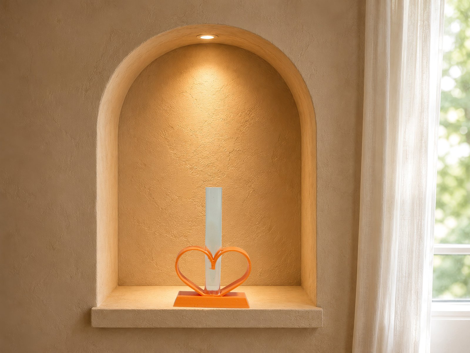 Sunrise Open Heart Vase