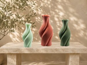 Statement Spiral Vase